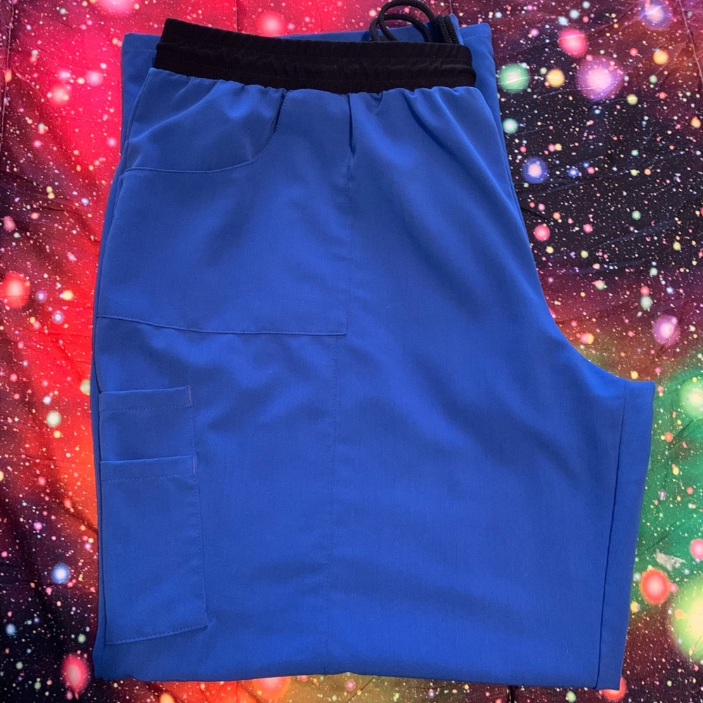Royal Blue Pocket Ave By Medline Medical Uniform Pants
